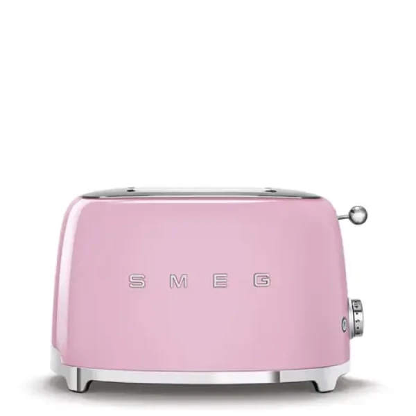 SMEG 50#39;s Retro Style ružová / Hriankovač / 950 W / 2 sloty / 2 hrianky / 6 stupňov opečenia (TSF01PKEU)