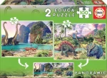 Educa Puzzle Panorama Dinosaurie svet