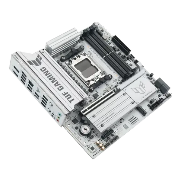 Asus TUF GAMING B850M- PLUS WIFI7 biela / Základná doska / AMD B850 / DDR5 / Wi-Fi 7 / 2.5 GLAN / mATX (90MB1MD0-M0EAY0)