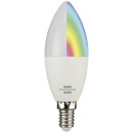 Brennenstuhl LED žiarovka Smart Connect, E14, chladná biela, teplá biela, RGB, třída G (A - G), 1294870140; 1294870140