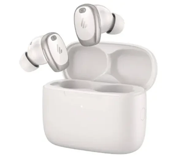 Edifier NeoDots biela / bezdrôtové slúchadlá / mikrofón / TWS / Bluetooth 5.4 / IP55 / dobíjacie púzdro (47127-0)