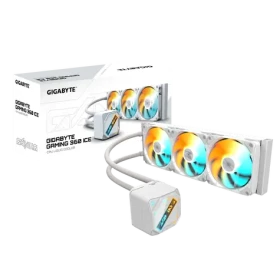 GIGABYTE GAMING 360 ICE / AIO vodný chladič CPU / 3x 120 mm / 2200 RPM @ 35.8 dB / 61.61 CFM (GP-GIGABYTE GME 360I)