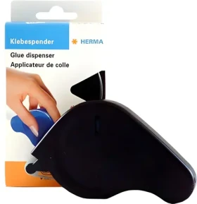 Herma lepiaci dávkovač Transfer snímateľný čierna / Dávkovač lepidla / 9 mm / 15 m (1060)