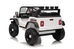Mamido Mamido Elektrické autíčko Speed Offroad biele | 4x45W | EVA kolesá | 12V 7Ah | EKO koža