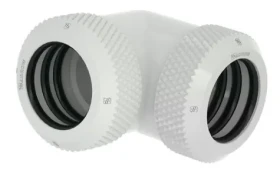 Barrow Spojka pre 14mm pevnú trubicu - 90° koleno biela (TWT90KNS-K14 w)