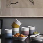 Royal Copenhagen Porcelánový hrnček Fluted Contrast Dove Blue 350 ml