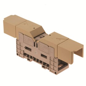 Weidmüller 1049240000 radová svorka priechodky 42 mm skrutkový spoj tmavo béžová 4 ks; 1049240000