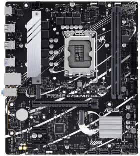 ASUS PRIME B760M-R D4 / B760 / LGA 1700 / 2x DDR4 / PCIEx16 / 1x 2.5GLAN / mATX (90MB1HA0-M0EAY0)