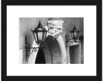 Rámovaný obraz Lampy 20x25 cm, čiernobiely%