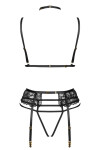 Dámsky erotický set Noemi black - BEAUTY NIGHT FASHION černá L/XL