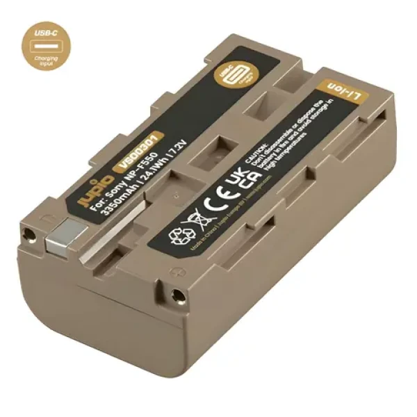 JUPIO NP-F550 Ultra C / Akumulátor pre Sony / 3350 mAh / USB-C (VSO0301)