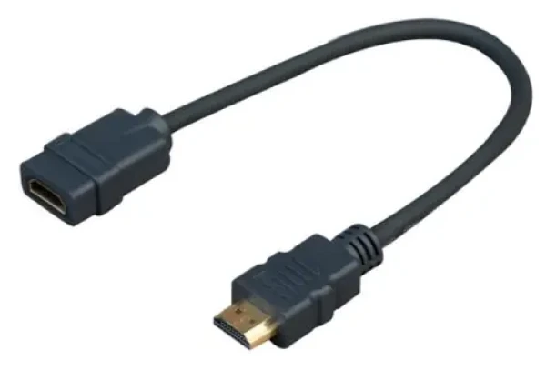 VivoLink Pre HDMI kábel M - F 0.2m / 1920x1080 a 4K 2K / HDCP / CEC (PROHDMIADAPHDMIF)