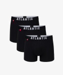 Pánske boxerky ATLANTIC 3Pack čierne