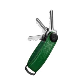 Kľúčenka Orbitkey Pebbled Leather Key Organiser Emerald