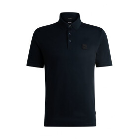 Pánske polo tričko BOSS Parlay 143 BLU klasického regular strihu v tmavomodrej farbe (50515596-405) XL