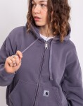 Carhartt WIP W' Hooded Hoggard Jacket Shady Purple garment dyed M