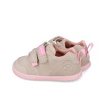 Dievčenské barefoot plátenné tenisky LONA BASICA BEIGE Y ROSA Biomecanisc 262190-F884 - 22