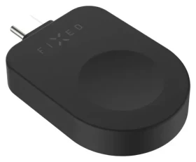 FIXED USB-C adaptér pre Apple Watch čierny / Nabíjací adaptér / pre Powerstation Uni / 2,5 W (FIXDW-AWAP-BK)