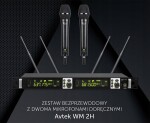 Avtek WM 2H Sada bezprzewodowy z dwoma mikrofonami doRučnými