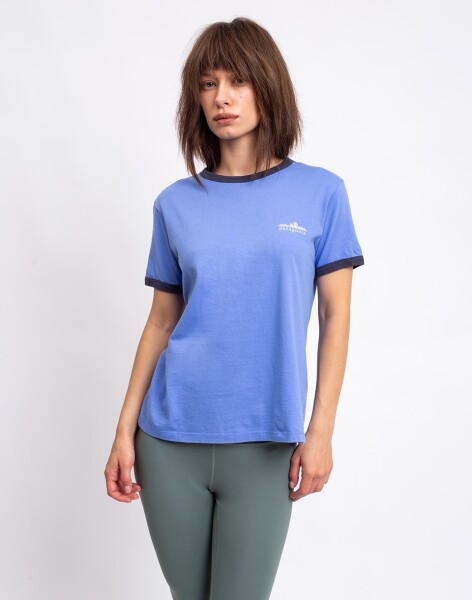 Patagonia W's Fitz Roy Foothills Ringer Tee Diver Blue S