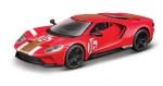 Bburago RACE 2022 Ford GT Heritage Edition červená 1:32