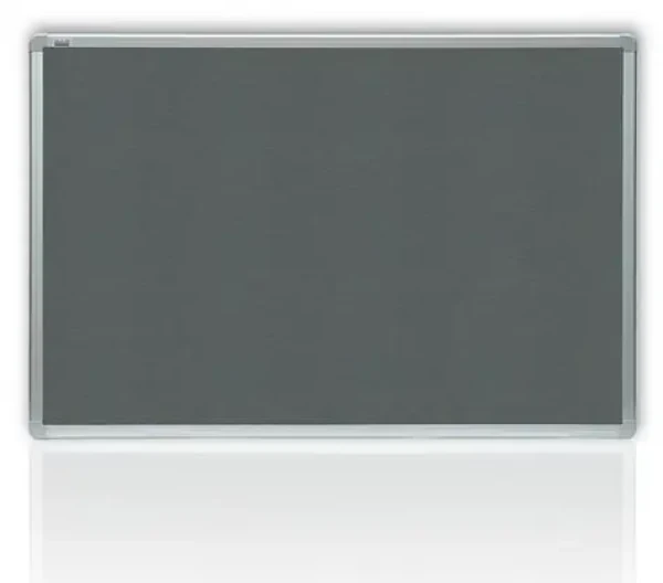 2x3 Filcová tabuľa v hliníkovom ráme 120x180 cm sivá (5907636702146)