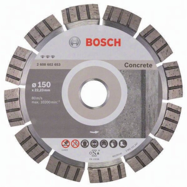 BOSCH Best for Concrete 2608602653 Diamantový kotúč mm mm 2608602653