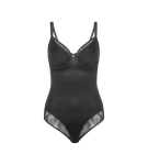 TRUE SHAPE SENSATION BSW – hodvábne tvarujúce body s kosticami od Triumph BLACK 80E