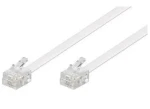 MicroConnect Modulárny kábel RJ11 6P/4C 15m biela (MPK191W)