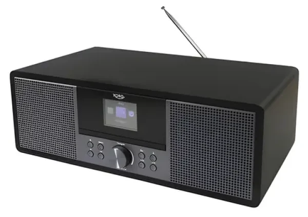 Xoro HMT 600 V2 čierna / Internetové rádio / DAB+ / FM / WiFi / BT / CD (SAT100822)
