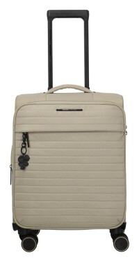 Malý textilný kufor Travelite BARBARA Stepp S Satin nude