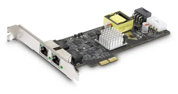 StarTech 2- Port 2,5 GbE PoE sieťová karta / Sieťová karta / PCIe / 2x RJ-45 / 2,5 Gbps / Intel I225-V (PR22GIP-NETWORK-CARD)
