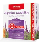 CEMIO Alpské pastilky šalvia a vitamín C 30 + 10 tabliet