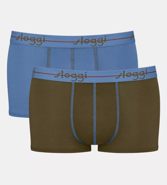 Pánske boxerky Start Hipster C2P box - GREEN - zelená 0031 - SLOGGI GREEN 6