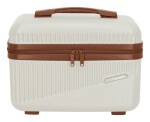 Kozmetický kufrík Travelite Bali Beautycase White/cognac