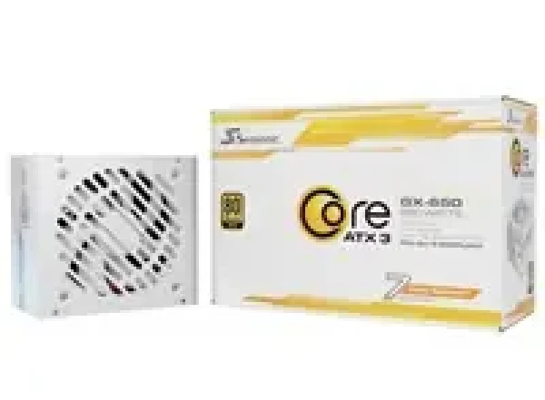 Seasonic Core GX-650 biely / PC zdroj / 2x PCIe / 650 W / modulárny / 80+ Gold (SRP-CGX651-A5A32SF-W)
