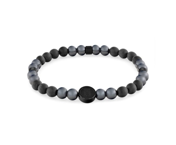 Tommy Hilfiger Čierny korálkový náramok TH85 Beads 2790625