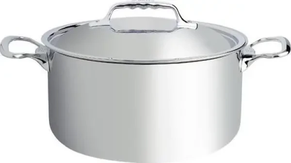 De Buyer Affinity / Kastról s pokrievkou / 24 cm / nerezová oceľ (3742.24)