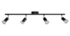 Philips Limbali čierna / Bodové svietidlo / 4X GU10 / 50W / bez zdroja / IP20 (SKL000407628)