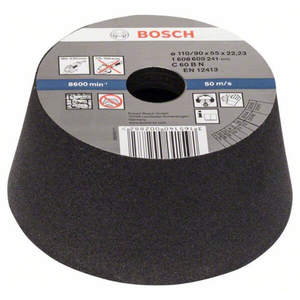 Bosch Accessories 1608600241 Conical cup wheel – Stone/concrete 90 mm, 110 mm, 55 mm, 60 Bosch 1 ks; 1608600241