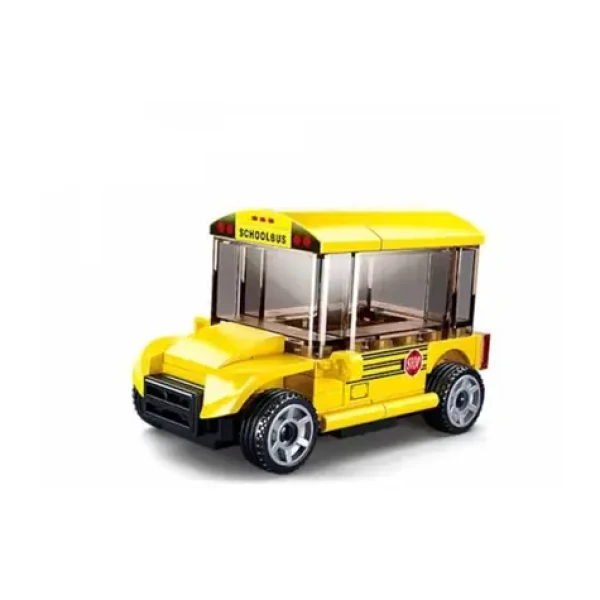 Sluban Power Bricks M38-B0933E Naťahovací Školský autobus