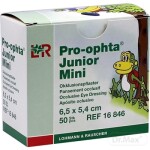 PRO-OPHTA Junior mini očné krytie 6,5 x 5,4 cm 100 ks