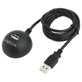 LogiLink USB-A (M) - USB-A (F) čierna / Predlžovací kábel / USB 2.0 (CU0013B)