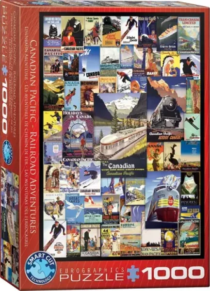 EUROGRAPHICS Puzzle Dobrodružstvo na železnici