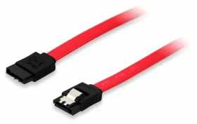 Equip SATA kábel 7-pin - 7-pin červený / SATA kábel / 0,5 m / 3Gbps (111800)