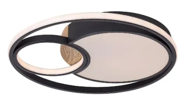 Rabalux 71044 LEOLA čierno-biela / Stropné LED svietidlo / 81W / 3800lm / stmievateľné / 3000-6000K (SKL000451399)