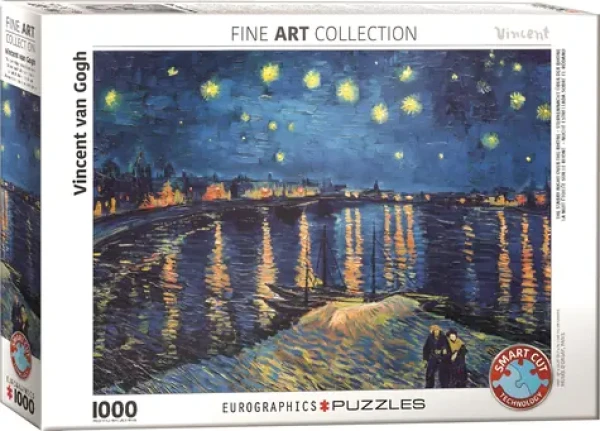 EUROGRAPHICS Puzzle Hviezdna noc NAD Rhonou