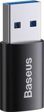 Baseus ZJJQ000101 Adaptér USB-A (M) - USB-C (F) čierna (ZJJQ000101)
