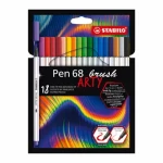 STABILO® Pen 68 brush - ARTY - 18 ks súprava - 18 rôznych farieb (568/18-21-20)