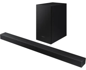 Samsung HW-T420 čierna / 2.1 kanálový soundbar / 150 W / Bluetooth / USB / optický vstup (8806090290992)